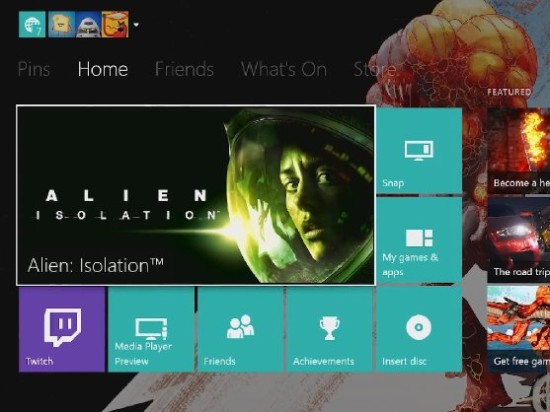 xbox one november update dashboard