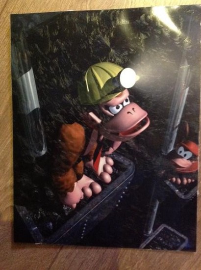 Donkey Kong mit Helm