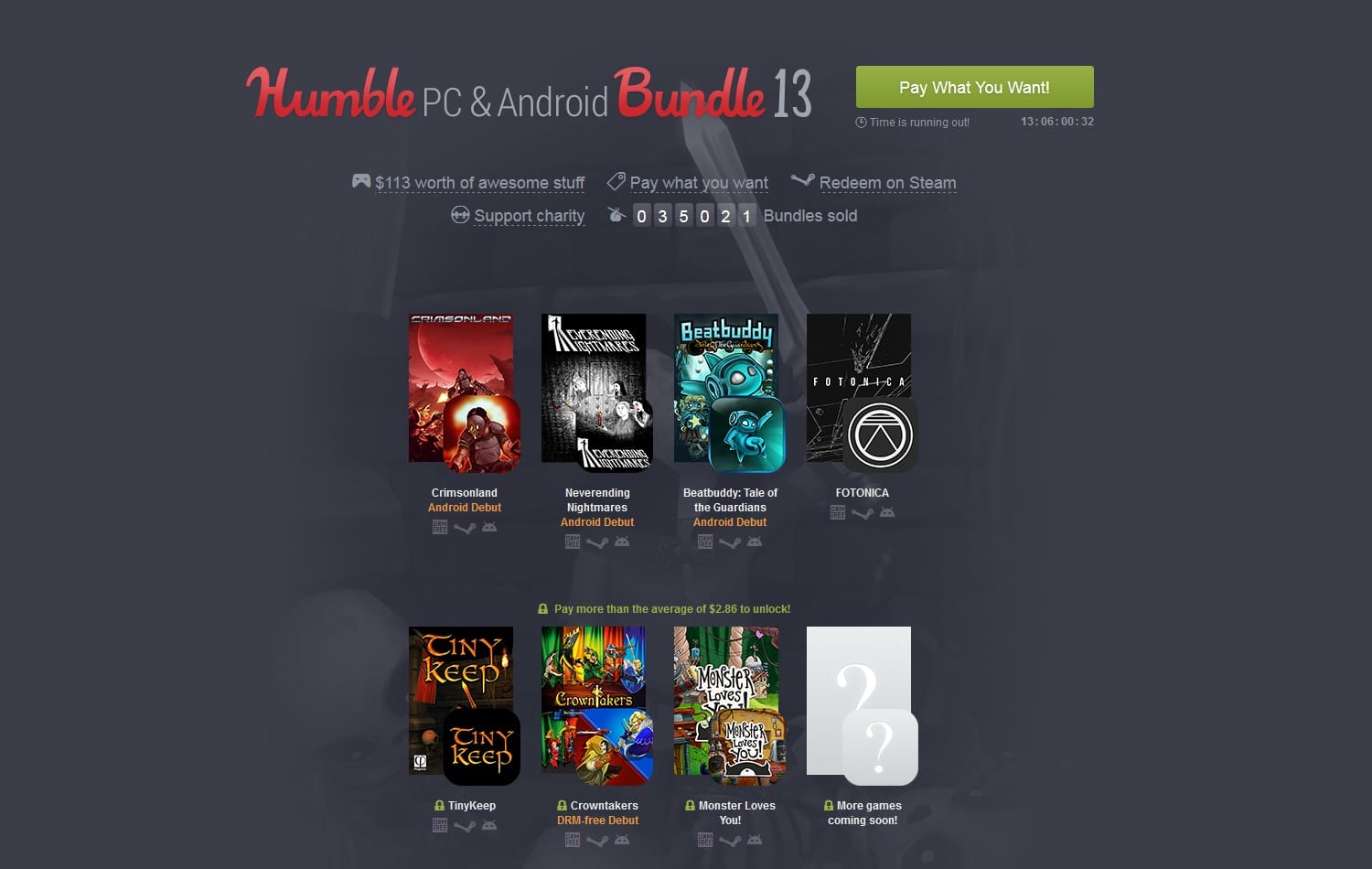 Humble Bundle PC&Android Bundle 13