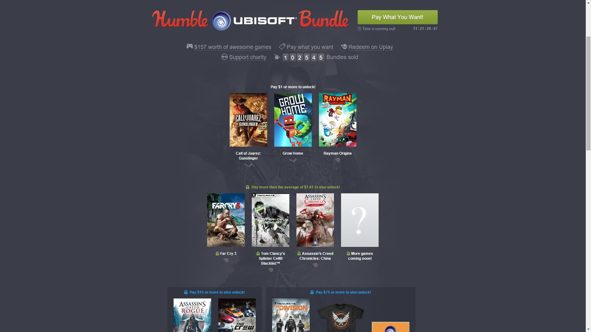 Humble Bundle Ubisoft