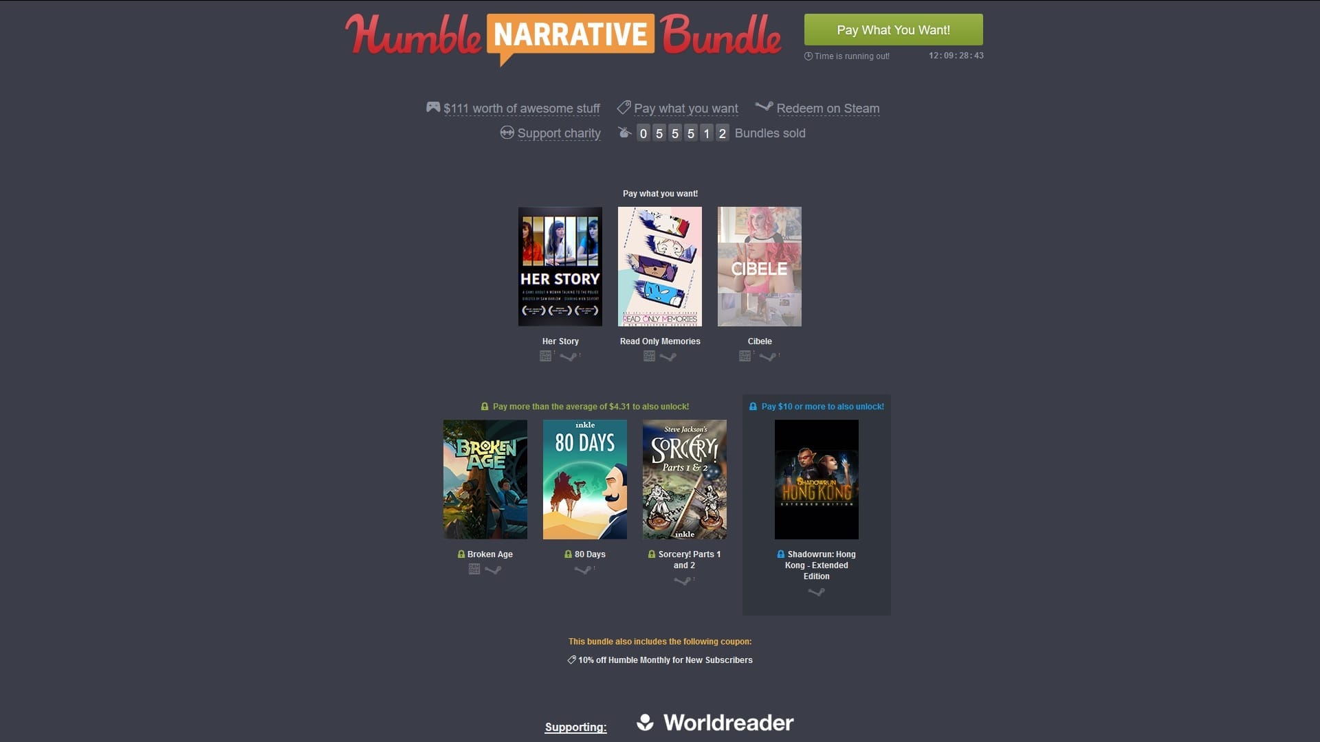 Humble Bundle Narrative