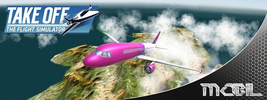 take off the flight simulator