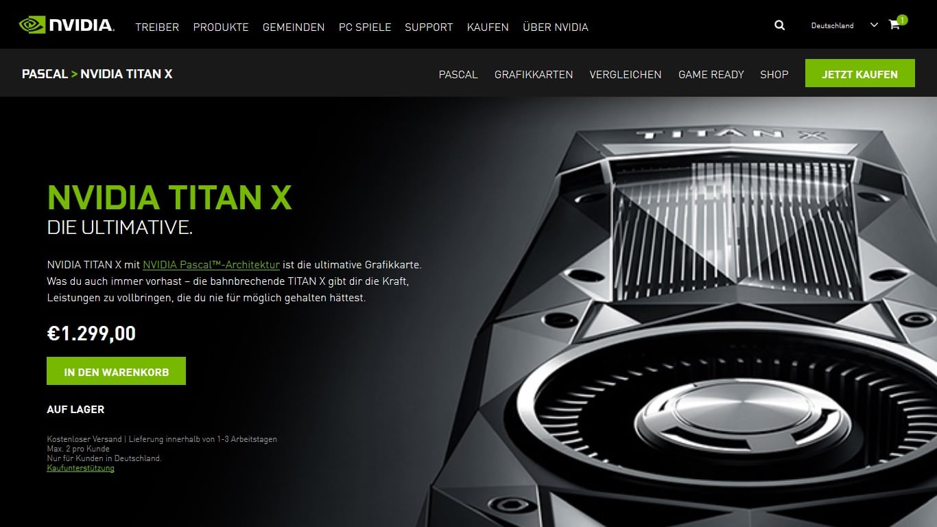 Nvidia Titan X Product
