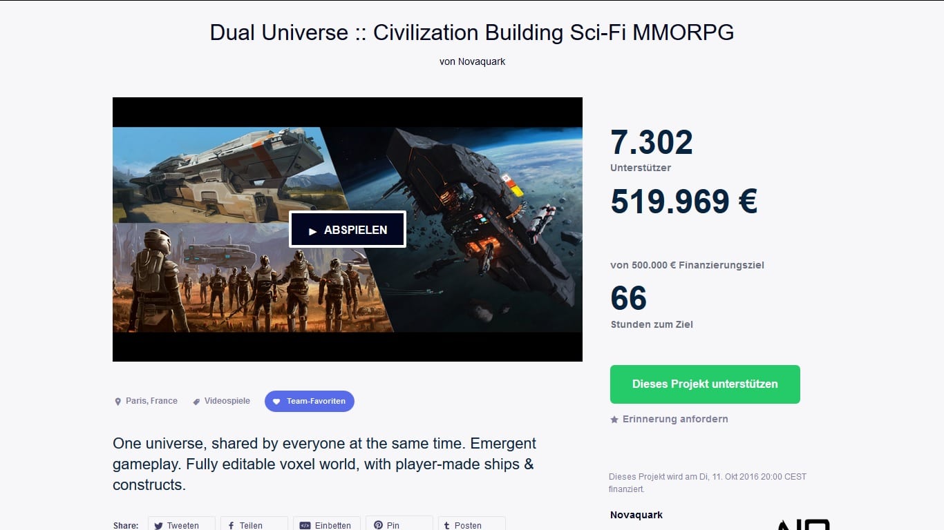 Dual Universe
